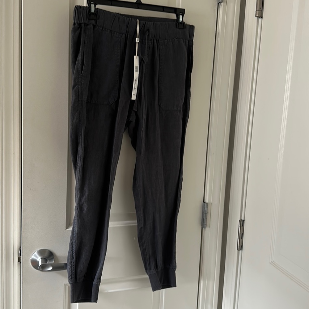 Caslon pants, gray, size Small Petite